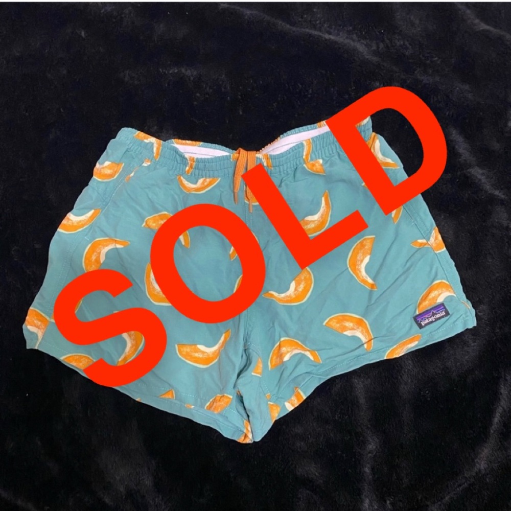 Patagonia melon shorts
